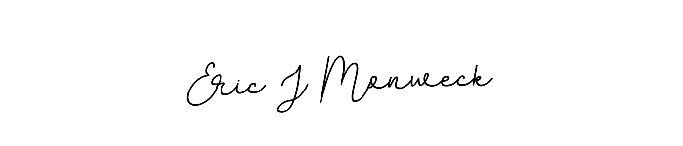 Create a beautiful signature design for name Eric J Monweck. With this signature (BallpointsItalic-DORy9) fonts, you can make a handwritten signature for free. Eric J Monweck signature style 11 images and pictures png