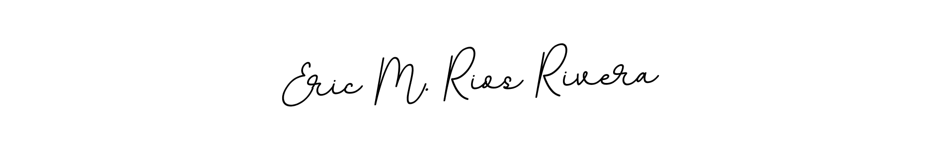 Design your own signature with our free online signature maker. With this signature software, you can create a handwritten (BallpointsItalic-DORy9) signature for name Eric M. Rios Rivera. Eric M. Rios Rivera signature style 11 images and pictures png