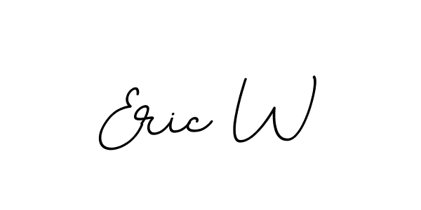 Make a beautiful signature design for name Eric W. With this signature (BallpointsItalic-DORy9) style, you can create a handwritten signature for free. Eric W signature style 11 images and pictures png