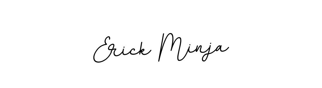 Create a beautiful signature design for name Erick Minja. With this signature (BallpointsItalic-DORy9) fonts, you can make a handwritten signature for free. Erick Minja signature style 11 images and pictures png