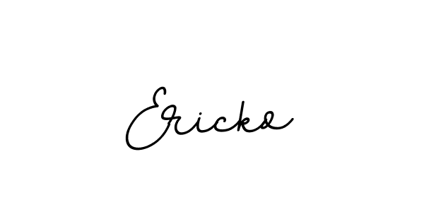 if you are searching for the best signature style for your name Ericko. so please give up your signature search. here we have designed multiple signature styles  using BallpointsItalic-DORy9. Ericko signature style 11 images and pictures png