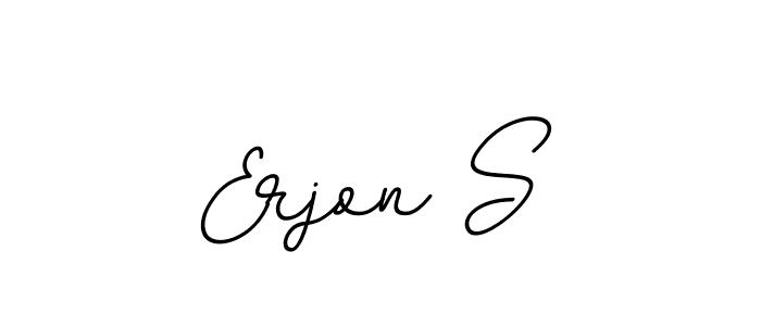 BallpointsItalic-DORy9 is a professional signature style that is perfect for those who want to add a touch of class to their signature. It is also a great choice for those who want to make their signature more unique. Get Erjon S name to fancy signature for free. Erjon S signature style 11 images and pictures png
