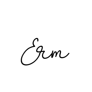 Design your own signature with our free online signature maker. With this signature software, you can create a handwritten (BallpointsItalic-DORy9) signature for name Erm. Erm signature style 11 images and pictures png