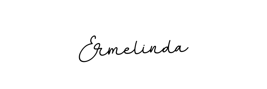 Use a signature maker to create a handwritten signature online. With this signature software, you can design (BallpointsItalic-DORy9) your own signature for name Ermelinda. Ermelinda signature style 11 images and pictures png