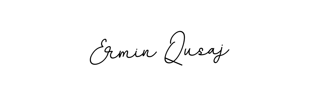 It looks lik you need a new signature style for name Ermin Qusaj. Design unique handwritten (BallpointsItalic-DORy9) signature with our free signature maker in just a few clicks. Ermin Qusaj signature style 11 images and pictures png