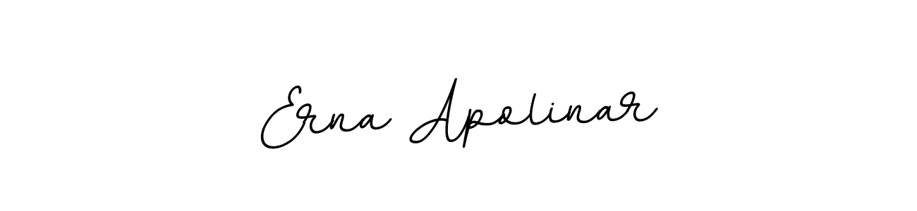 Use a signature maker to create a handwritten signature online. With this signature software, you can design (BallpointsItalic-DORy9) your own signature for name Erna Apolinar. Erna Apolinar signature style 11 images and pictures png