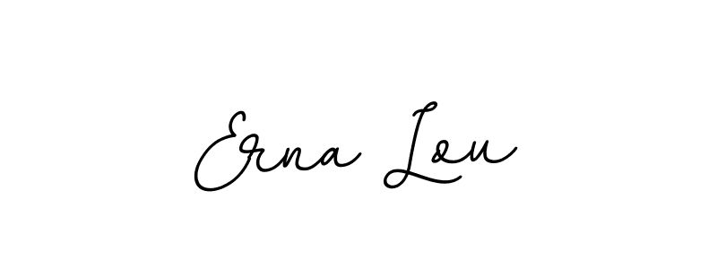 This is the best signature style for the Erna Lou name. Also you like these signature font (BallpointsItalic-DORy9). Mix name signature. Erna Lou signature style 11 images and pictures png