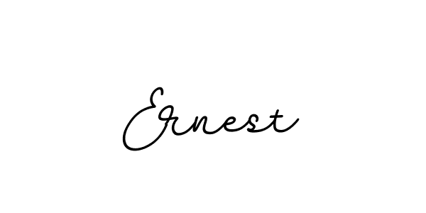 Use a signature maker to create a handwritten signature online. With this signature software, you can design (BallpointsItalic-DORy9) your own signature for name Ernest. Ernest signature style 11 images and pictures png