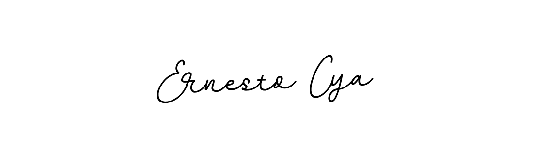 This is the best signature style for the Ernesto Cya name. Also you like these signature font (BallpointsItalic-DORy9). Mix name signature. Ernesto Cya signature style 11 images and pictures png