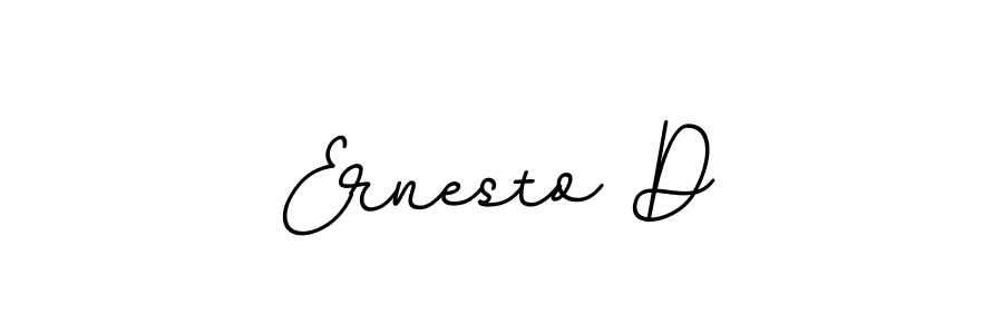 Use a signature maker to create a handwritten signature online. With this signature software, you can design (BallpointsItalic-DORy9) your own signature for name Ernesto D. Ernesto D signature style 11 images and pictures png