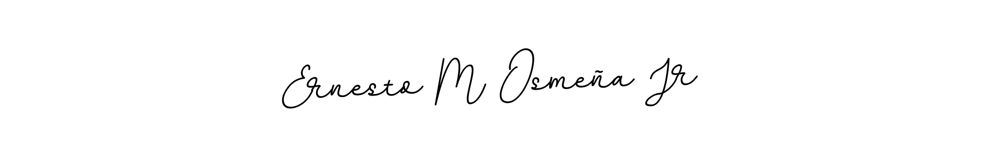 You should practise on your own different ways (BallpointsItalic-DORy9) to write your name (Ernesto M Osmeña Jr) in signature. don't let someone else do it for you. Ernesto M Osmeña Jr signature style 11 images and pictures png