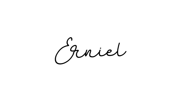 Similarly BallpointsItalic-DORy9 is the best handwritten signature design. Signature creator online .You can use it as an online autograph creator for name Erniel. Erniel signature style 11 images and pictures png