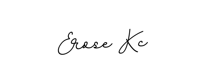 if you are searching for the best signature style for your name Erose Kc. so please give up your signature search. here we have designed multiple signature styles  using BallpointsItalic-DORy9. Erose Kc signature style 11 images and pictures png