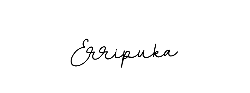 if you are searching for the best signature style for your name Erripuka. so please give up your signature search. here we have designed multiple signature styles  using BallpointsItalic-DORy9. Erripuka signature style 11 images and pictures png