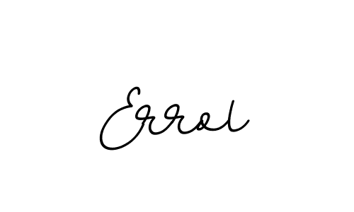 Design your own signature with our free online signature maker. With this signature software, you can create a handwritten (BallpointsItalic-DORy9) signature for name Errol. Errol signature style 11 images and pictures png