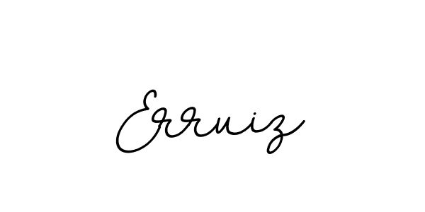 Make a beautiful signature design for name Erruiz. With this signature (BallpointsItalic-DORy9) style, you can create a handwritten signature for free. Erruiz signature style 11 images and pictures png