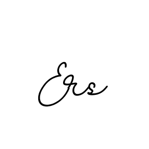 You should practise on your own different ways (BallpointsItalic-DORy9) to write your name (Ers) in signature. don't let someone else do it for you. Ers signature style 11 images and pictures png