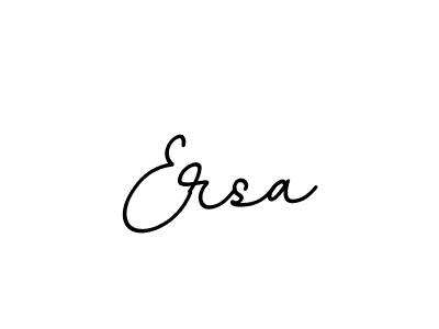 Create a beautiful signature design for name Ersa. With this signature (BallpointsItalic-DORy9) fonts, you can make a handwritten signature for free. Ersa signature style 11 images and pictures png