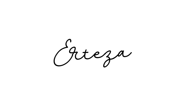 How to make Erteza name signature. Use BallpointsItalic-DORy9 style for creating short signs online. This is the latest handwritten sign. Erteza signature style 11 images and pictures png