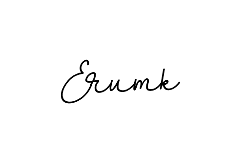 Use a signature maker to create a handwritten signature online. With this signature software, you can design (BallpointsItalic-DORy9) your own signature for name Erumk. Erumk signature style 11 images and pictures png