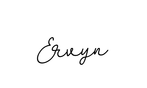 The best way (BallpointsItalic-DORy9) to make a short signature is to pick only two or three words in your name. The name Ervyn include a total of six letters. For converting this name. Ervyn signature style 11 images and pictures png