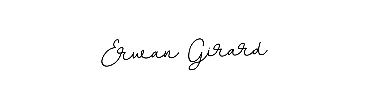 Make a beautiful signature design for name Erwan Girard. With this signature (BallpointsItalic-DORy9) style, you can create a handwritten signature for free. Erwan Girard signature style 11 images and pictures png