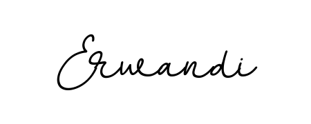 This is the best signature style for the Erwandi name. Also you like these signature font (BallpointsItalic-DORy9). Mix name signature. Erwandi signature style 11 images and pictures png