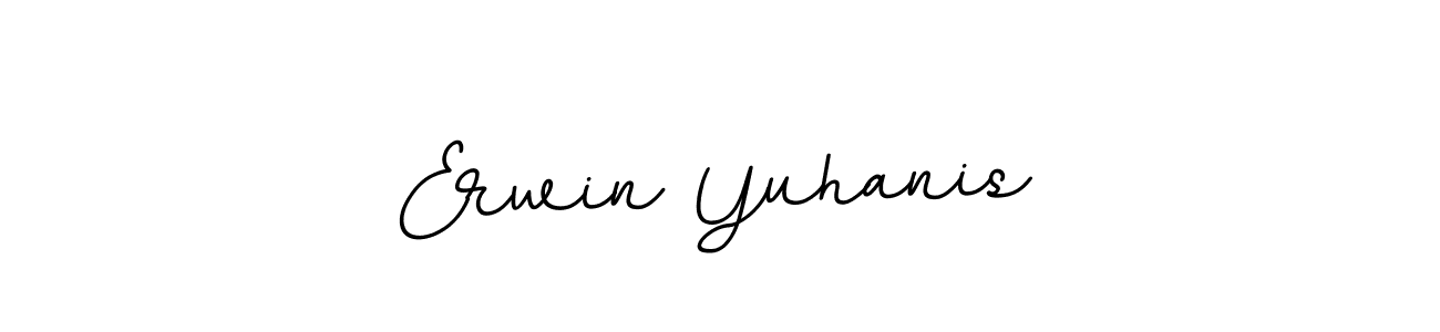 This is the best signature style for the Erwin Yuhanis name. Also you like these signature font (BallpointsItalic-DORy9). Mix name signature. Erwin Yuhanis signature style 11 images and pictures png