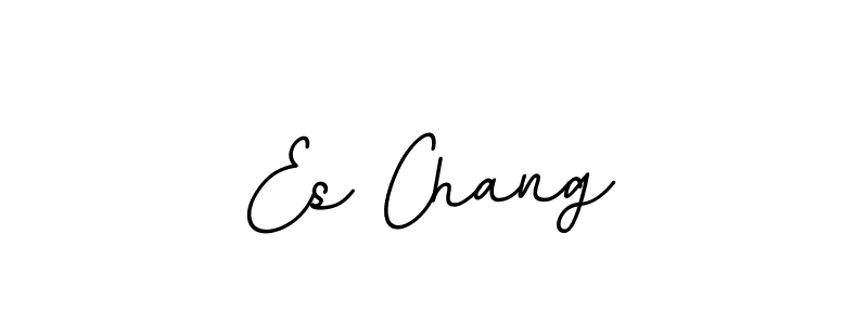 You should practise on your own different ways (BallpointsItalic-DORy9) to write your name (Es Chang) in signature. don't let someone else do it for you. Es Chang signature style 11 images and pictures png