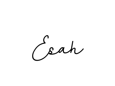 Esah stylish signature style. Best Handwritten Sign (BallpointsItalic-DORy9) for my name. Handwritten Signature Collection Ideas for my name Esah. Esah signature style 11 images and pictures png