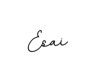 How to make Esai name signature. Use BallpointsItalic-DORy9 style for creating short signs online. This is the latest handwritten sign. Esai signature style 11 images and pictures png