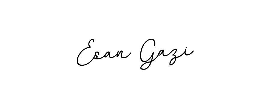 Esan Gazi stylish signature style. Best Handwritten Sign (BallpointsItalic-DORy9) for my name. Handwritten Signature Collection Ideas for my name Esan Gazi. Esan Gazi signature style 11 images and pictures png