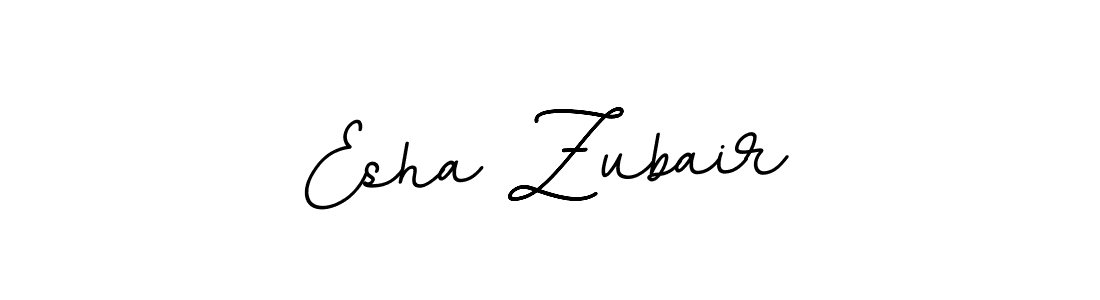 This is the best signature style for the Esha Zubair name. Also you like these signature font (BallpointsItalic-DORy9). Mix name signature. Esha Zubair signature style 11 images and pictures png