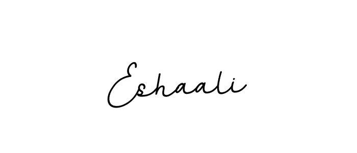Create a beautiful signature design for name Eshaali. With this signature (BallpointsItalic-DORy9) fonts, you can make a handwritten signature for free. Eshaali signature style 11 images and pictures png