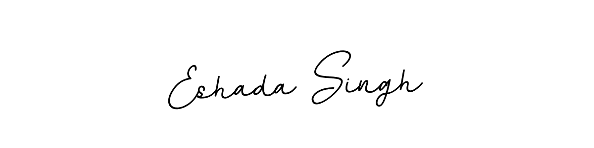 Create a beautiful signature design for name Eshada Singh. With this signature (BallpointsItalic-DORy9) fonts, you can make a handwritten signature for free. Eshada Singh signature style 11 images and pictures png