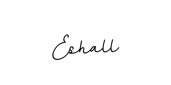It looks lik you need a new signature style for name Eshall. Design unique handwritten (BallpointsItalic-DORy9) signature with our free signature maker in just a few clicks. Eshall signature style 11 images and pictures png