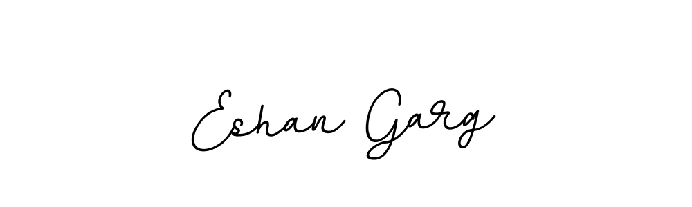 Make a beautiful signature design for name Eshan Garg. With this signature (BallpointsItalic-DORy9) style, you can create a handwritten signature for free. Eshan Garg signature style 11 images and pictures png