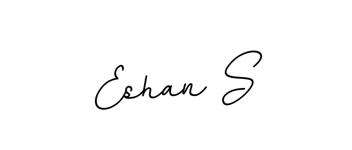 Use a signature maker to create a handwritten signature online. With this signature software, you can design (BallpointsItalic-DORy9) your own signature for name Eshan S. Eshan S signature style 11 images and pictures png