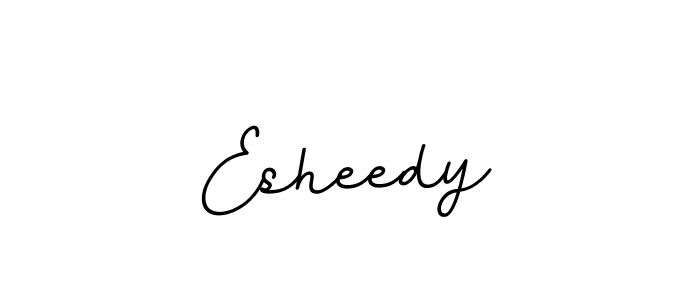 Design your own signature with our free online signature maker. With this signature software, you can create a handwritten (BallpointsItalic-DORy9) signature for name Esheedy. Esheedy signature style 11 images and pictures png