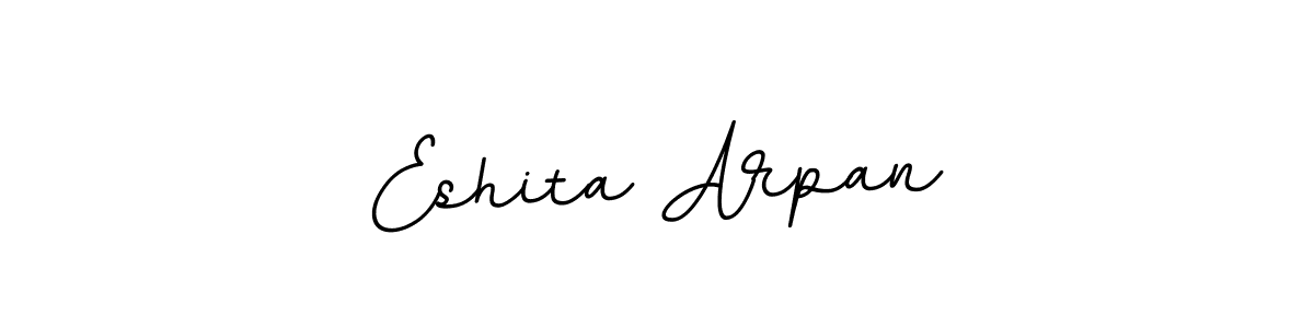 Similarly BallpointsItalic-DORy9 is the best handwritten signature design. Signature creator online .You can use it as an online autograph creator for name Eshita Arpan. Eshita Arpan signature style 11 images and pictures png