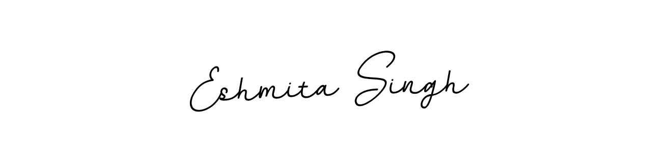Use a signature maker to create a handwritten signature online. With this signature software, you can design (BallpointsItalic-DORy9) your own signature for name Eshmita Singh. Eshmita Singh signature style 11 images and pictures png
