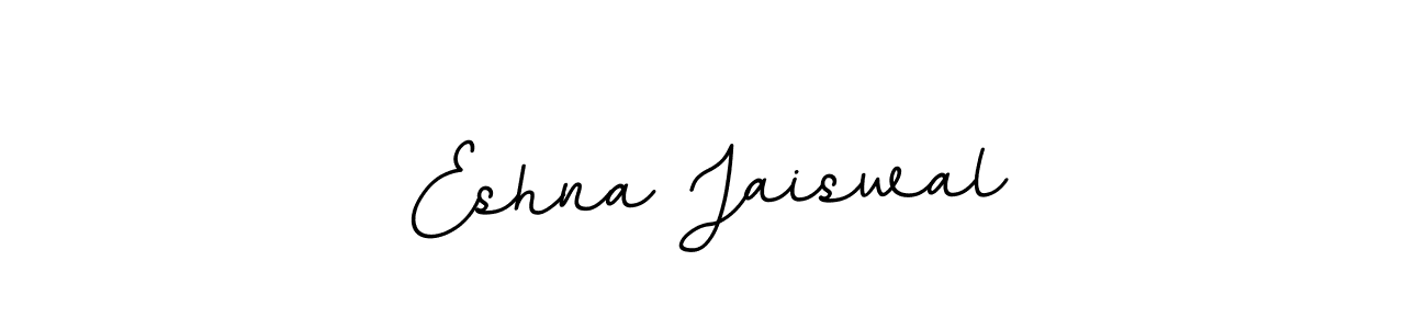Design your own signature with our free online signature maker. With this signature software, you can create a handwritten (BallpointsItalic-DORy9) signature for name Eshna Jaiswal. Eshna Jaiswal signature style 11 images and pictures png