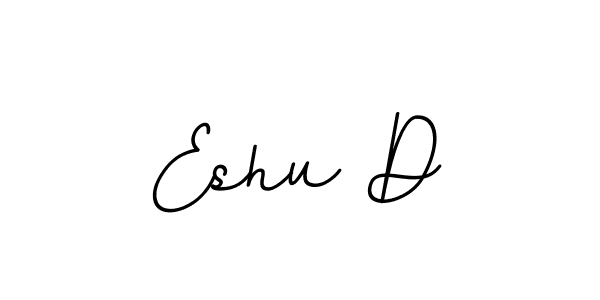 Eshu D stylish signature style. Best Handwritten Sign (BallpointsItalic-DORy9) for my name. Handwritten Signature Collection Ideas for my name Eshu D. Eshu D signature style 11 images and pictures png