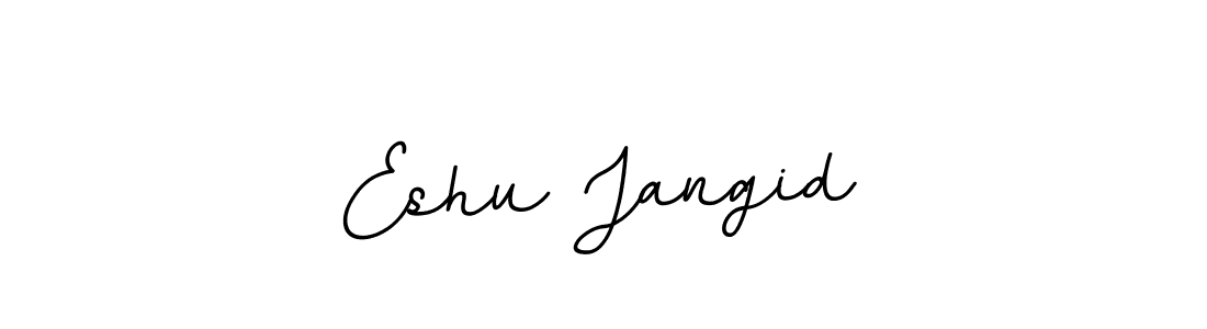 Eshu Jangid stylish signature style. Best Handwritten Sign (BallpointsItalic-DORy9) for my name. Handwritten Signature Collection Ideas for my name Eshu Jangid. Eshu Jangid signature style 11 images and pictures png