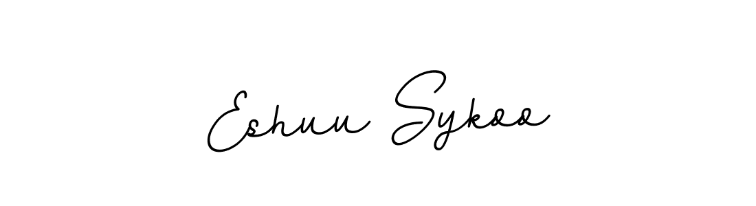 Create a beautiful signature design for name Eshuu Sykoo. With this signature (BallpointsItalic-DORy9) fonts, you can make a handwritten signature for free. Eshuu Sykoo signature style 11 images and pictures png