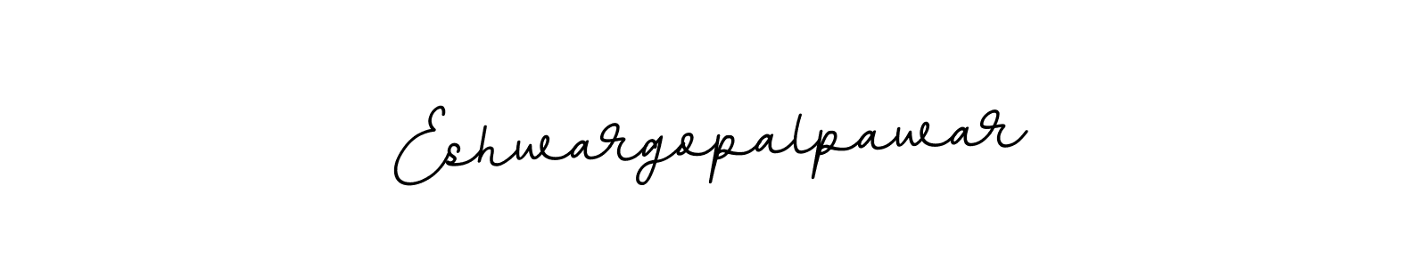 The best way (BallpointsItalic-DORy9) to make a short signature is to pick only two or three words in your name. The name Eshwargopalpawar include a total of six letters. For converting this name. Eshwargopalpawar signature style 11 images and pictures png