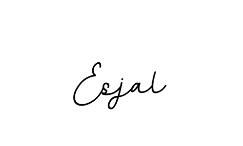 Create a beautiful signature design for name Esjal. With this signature (BallpointsItalic-DORy9) fonts, you can make a handwritten signature for free. Esjal signature style 11 images and pictures png