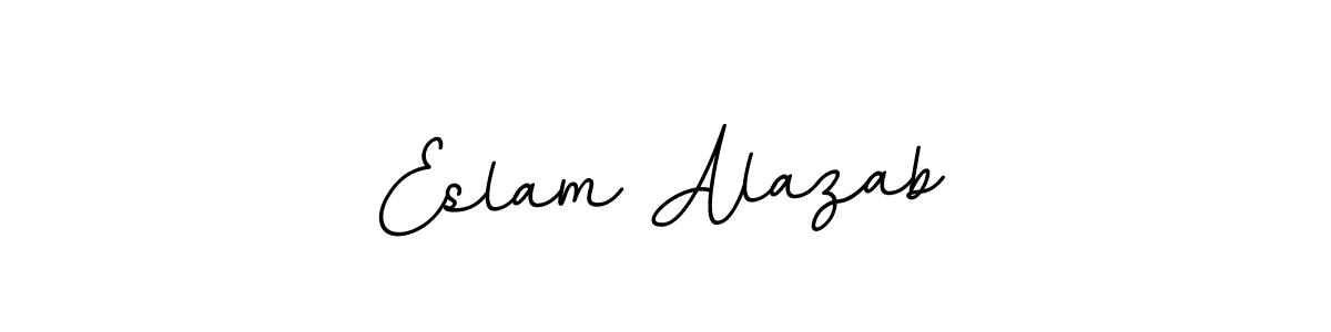 You should practise on your own different ways (BallpointsItalic-DORy9) to write your name (Eslam Alazab) in signature. don't let someone else do it for you. Eslam Alazab signature style 11 images and pictures png