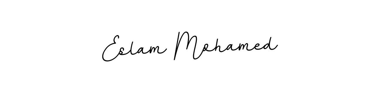 This is the best signature style for the Eslam Mohamed name. Also you like these signature font (BallpointsItalic-DORy9). Mix name signature. Eslam Mohamed signature style 11 images and pictures png