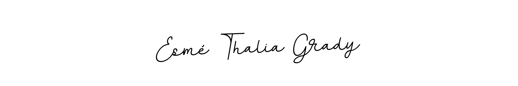 Create a beautiful signature design for name Esmé Thalia Grady. With this signature (BallpointsItalic-DORy9) fonts, you can make a handwritten signature for free. Esmé Thalia Grady signature style 11 images and pictures png